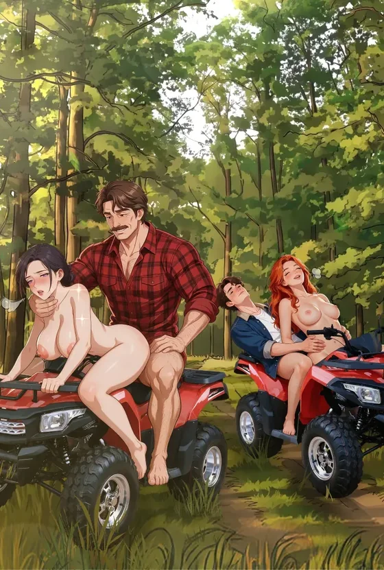 Redhead’s First Ride — adult comic in English